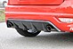 Диффузор заднего бампера Carbon-Look для Ford Focus 2 ST после рестайлинга 00099118  -- Фотография  №1 | by vonard-tuning